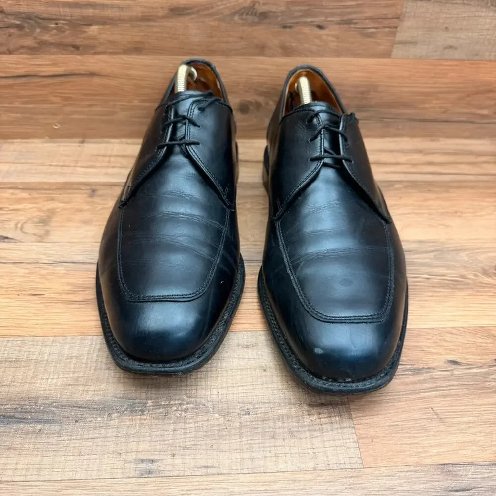 Allen Edmonds Burton Mens size 10.5 Black Derby oxfords shoes